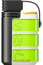 VOZOL GEAR- 4000ج/6000 D8LBT319 VOAOL vape review ليمون اخضر