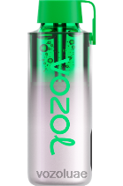 VOZOL NEON- 10000 D8LBT238 VOAOL vape flavours جليد التفاح الحامض
